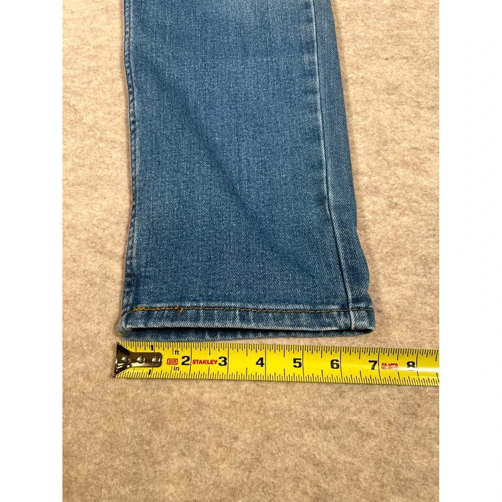 Levi's 511 Slim‎ Fit Jeans Mens 31x30 Blue Whiskering Denim Cotton Straight Leg
